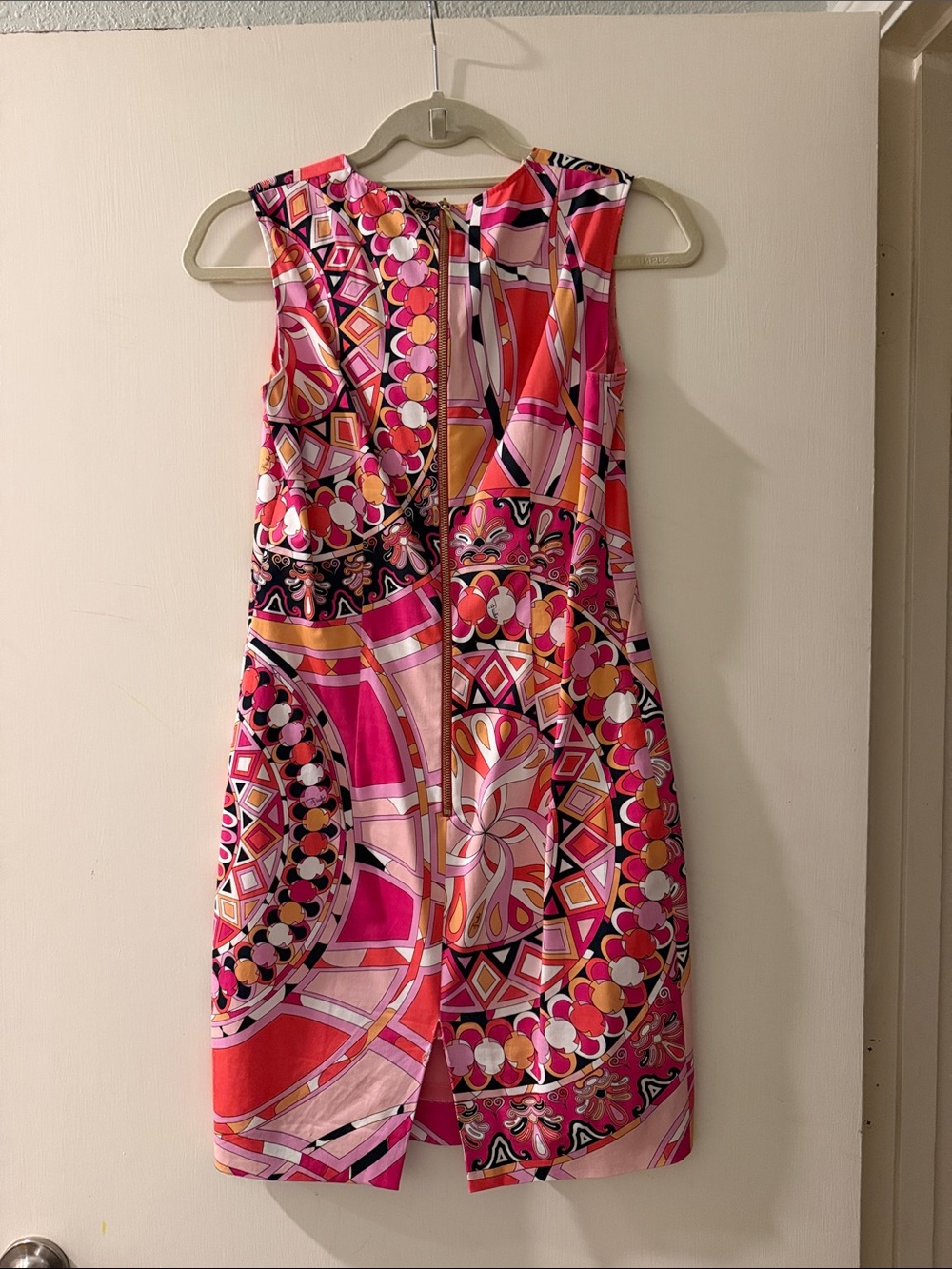 Emilio Pucci Printed Cotton Stretch Sheath Dress - Picture 2 of 3